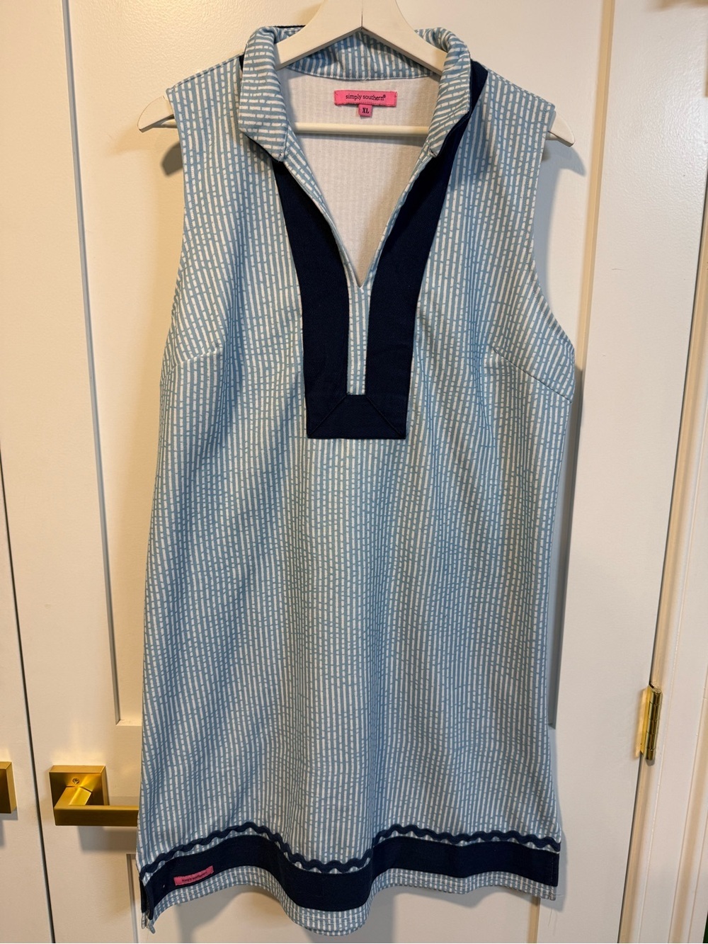 Simply Southern Women’s Sear Blue Tunic Dress - Size XL
